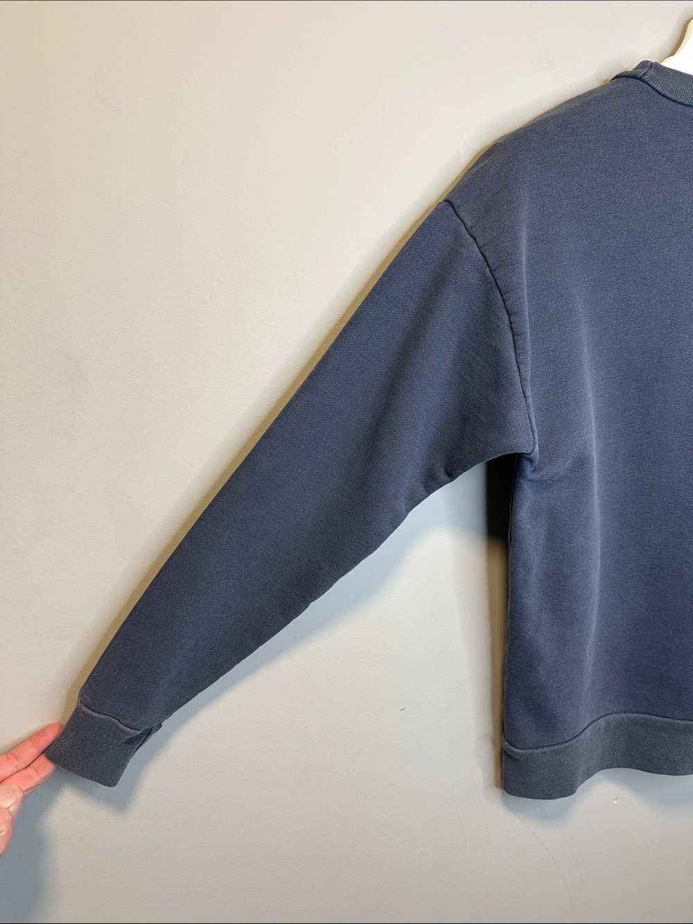 Frame Denim Melrose Place Los Angeles Crewneck Sweatshirt - Faded Navy - Picture 11 of 12